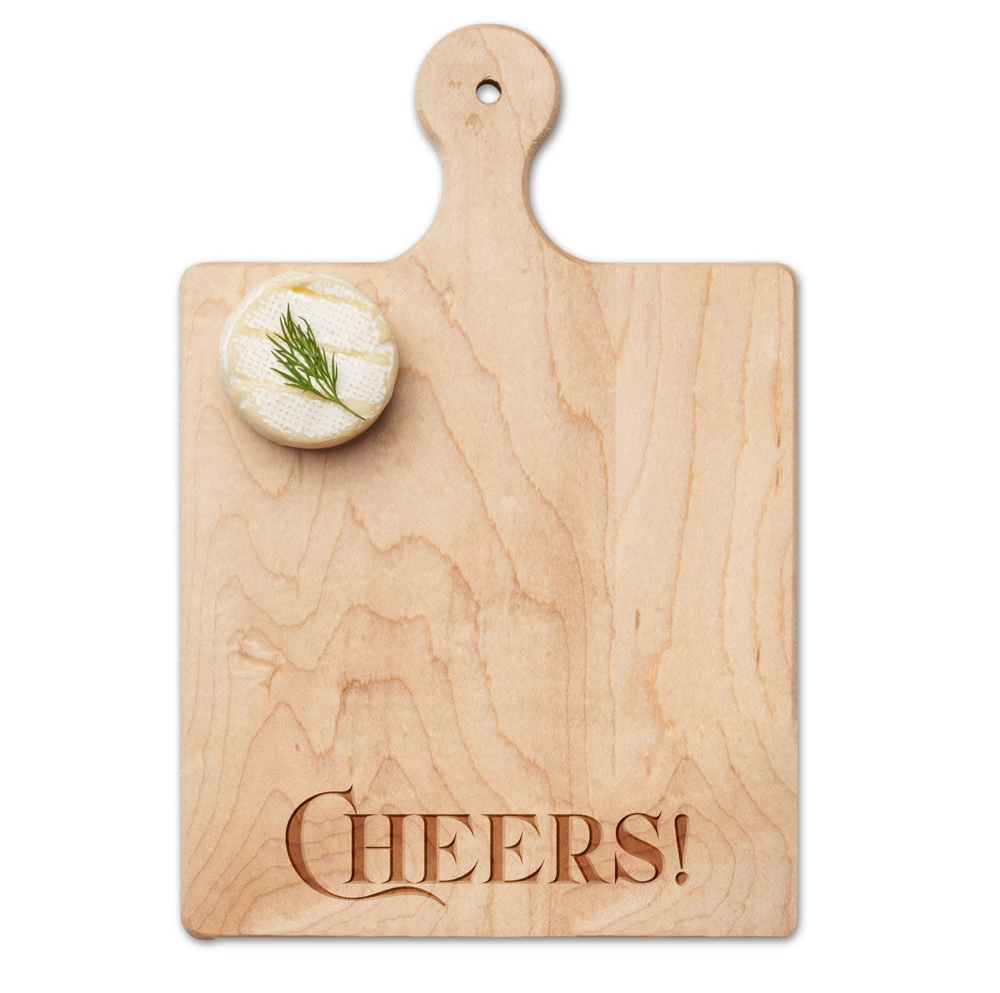 Artisan Maple Paddle Board | Parisian Cheers | 9" x 6"