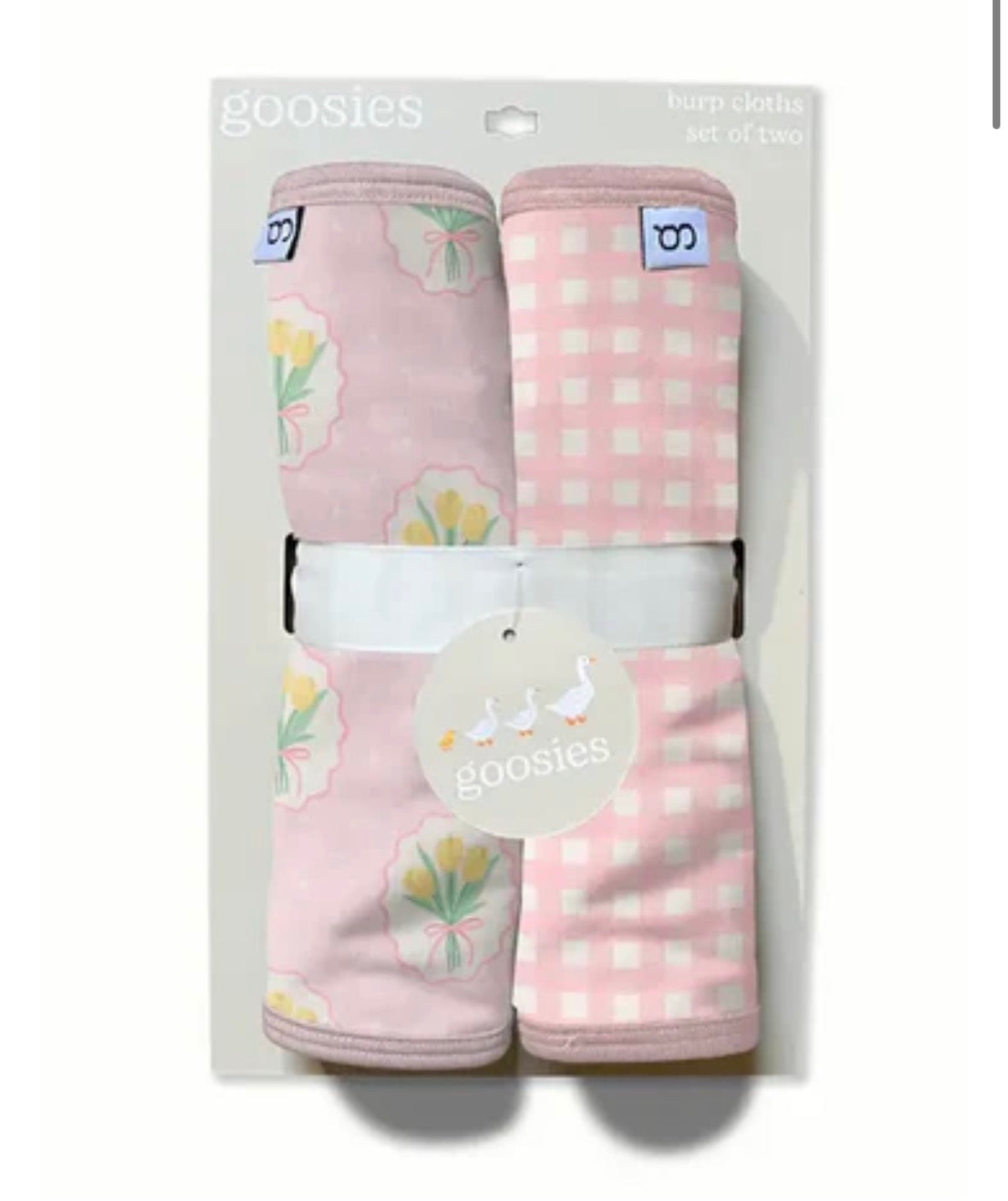 Burp Cloth Set - Fancy Tulips