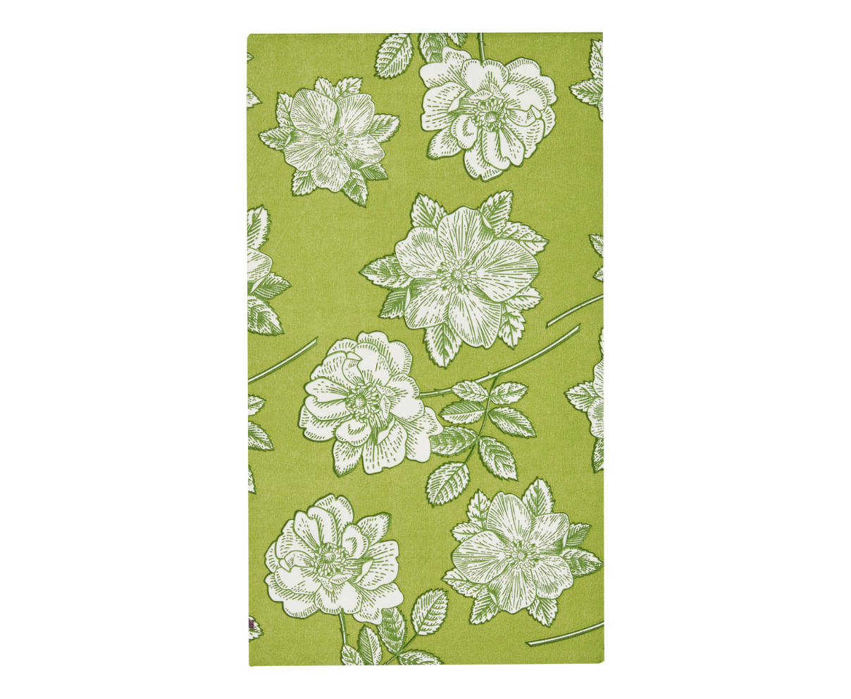 Ceramic Wave Napkin Tray with Guest Towel - Easter Toile