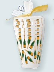 Champagne Pattern Frosted Cup