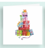 Christmas Present Stack Enclosure Card / Single