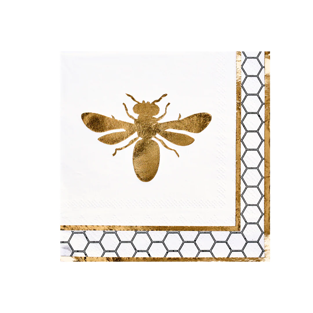 Cocktail Napkin Honeybee