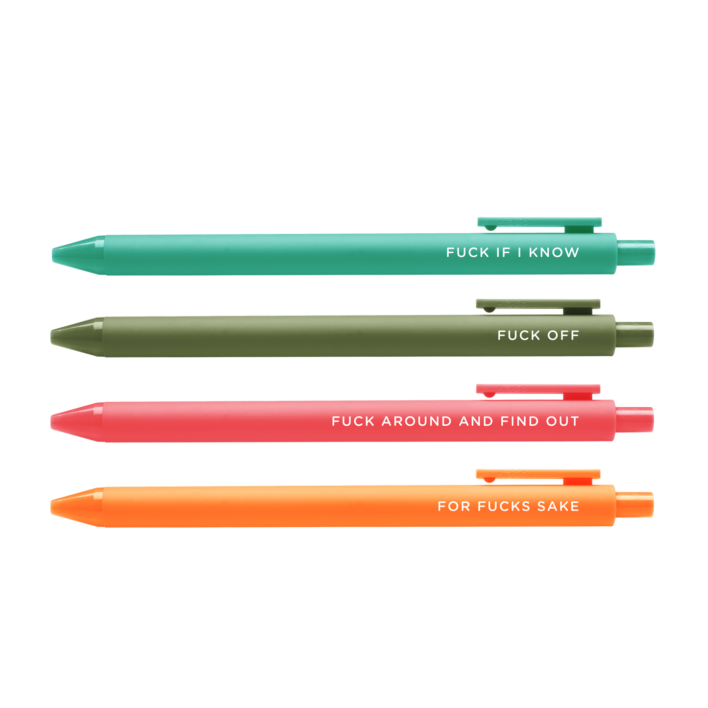Fuck Off -Pen Set of 4
