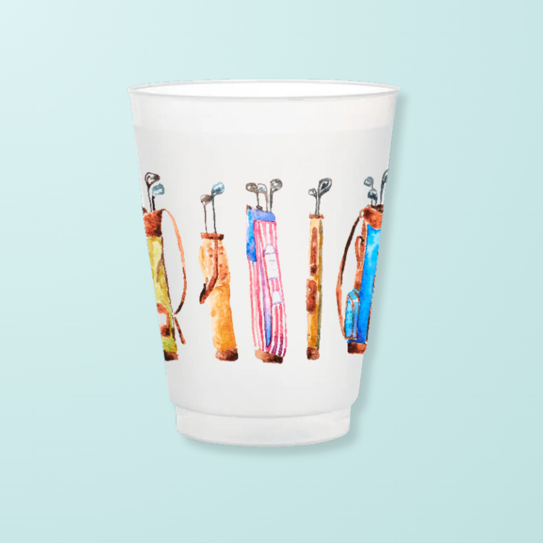 Golf Bag Frosted Cups