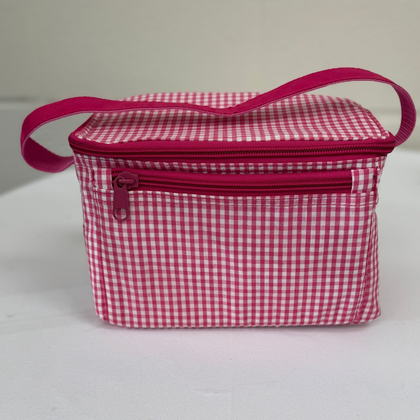 Square Lunchbox - Pink Gingham