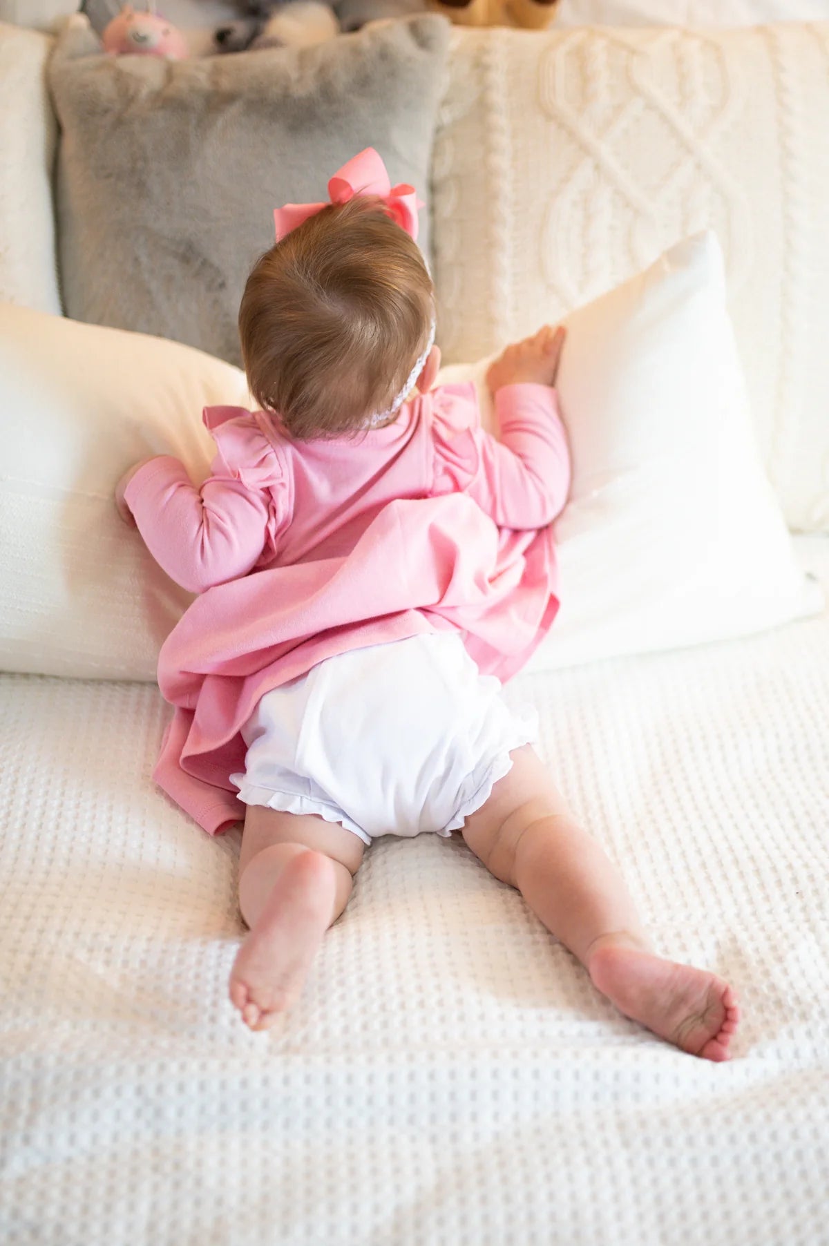 Red Ruffle Bloomers - 0-6 Months