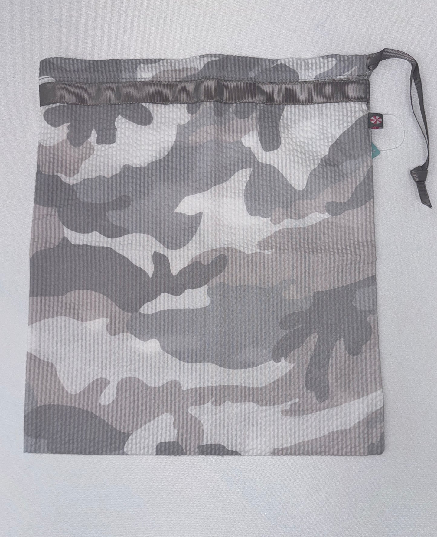 Drawstring Travel Bag Snow Camo