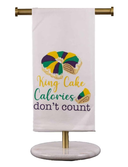 King Cake Calories Hand Towel