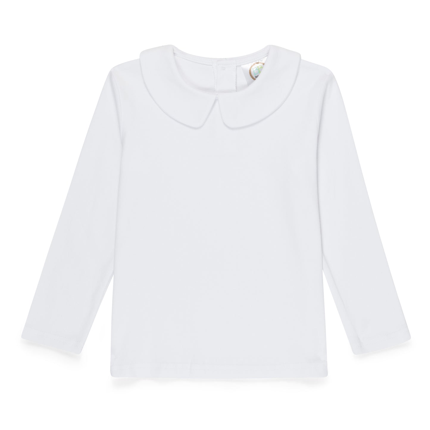 Boy's Long Sleeve Peter Pan Collar Shirt - White