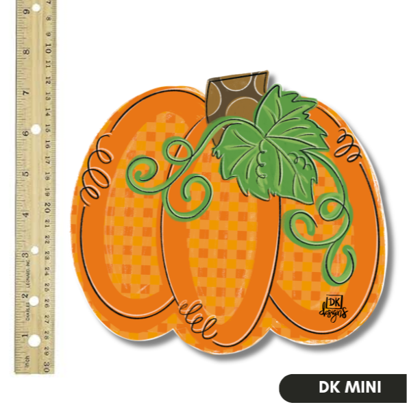 DK Gingham Pumpkin Mini