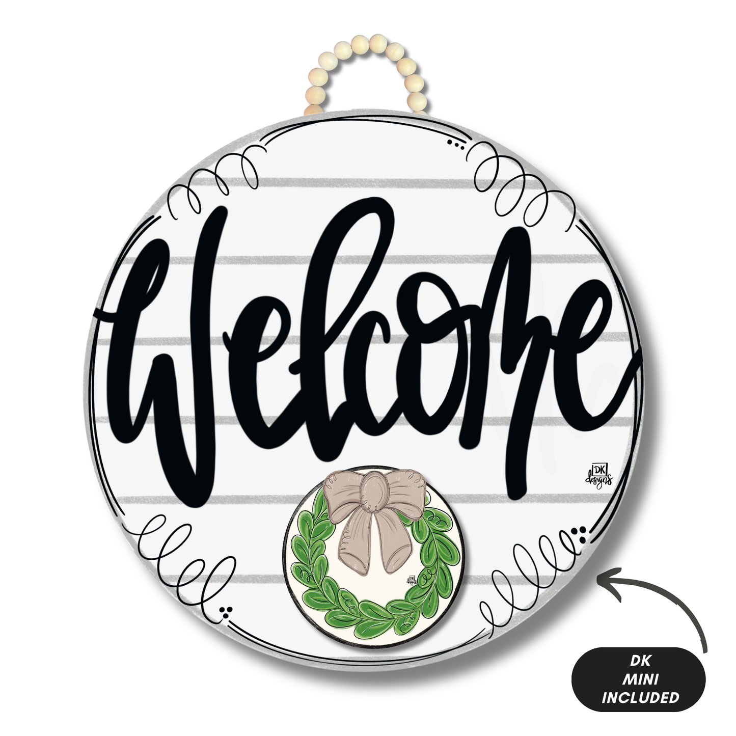Shiplap "Welcome" Hanger + Mini