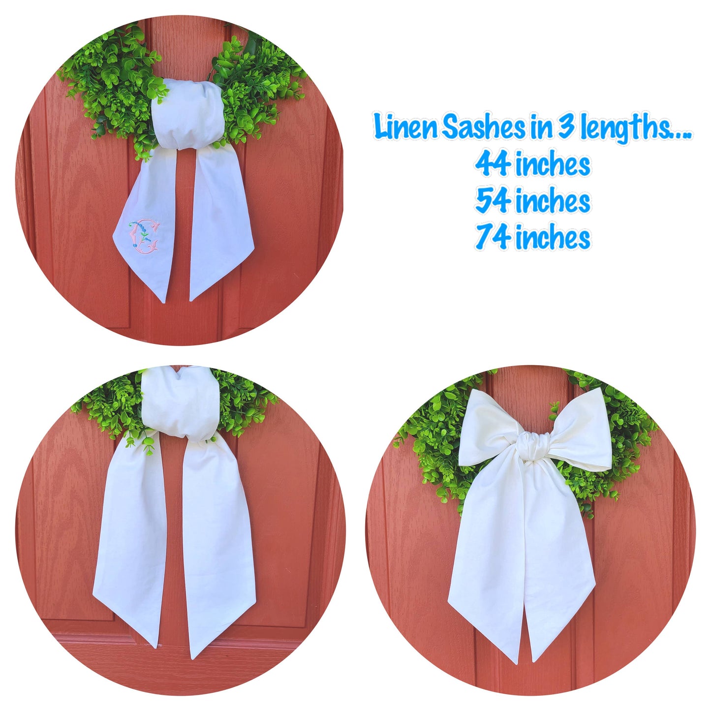 Linen Blend Sashes