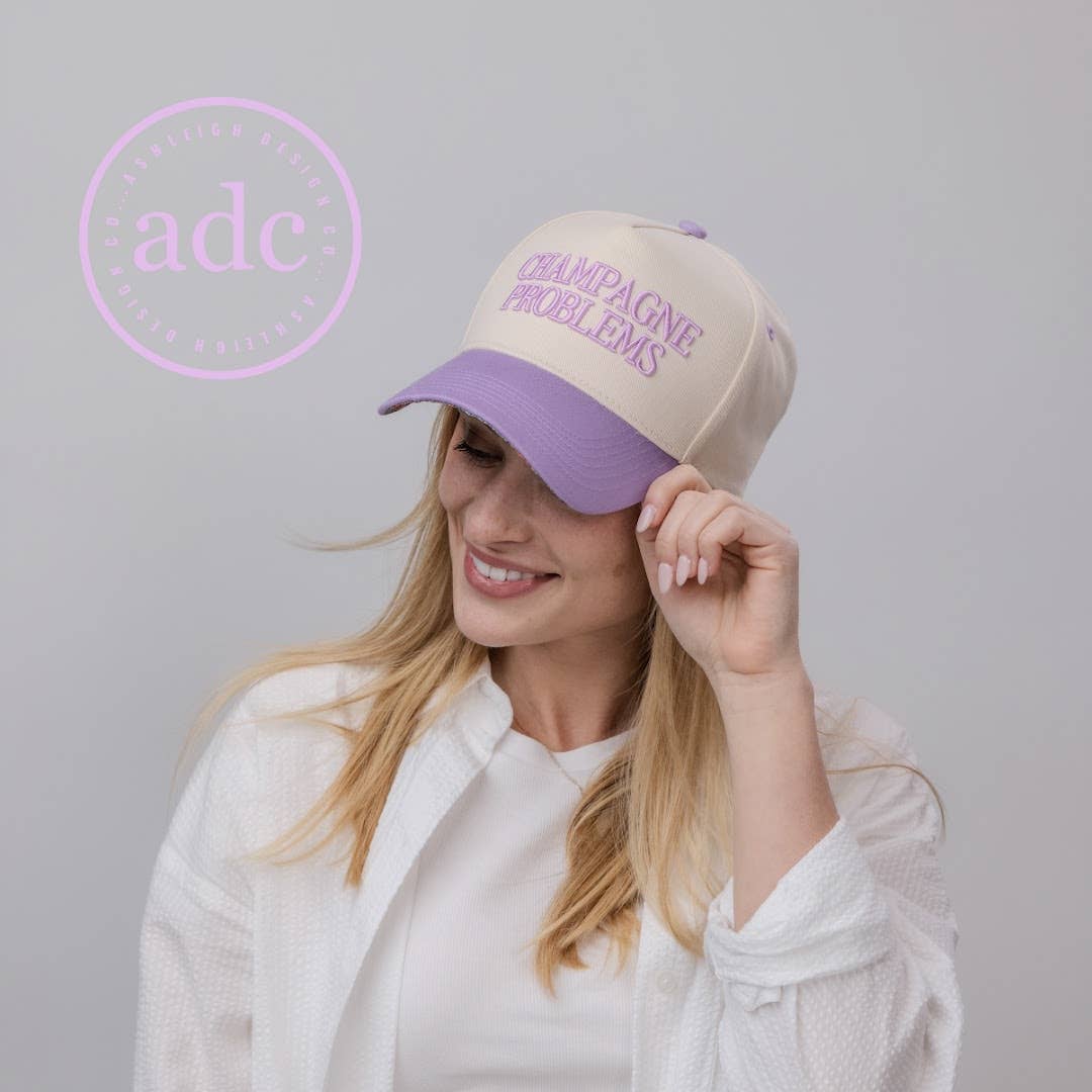 Champagne Problems Baseball Cap