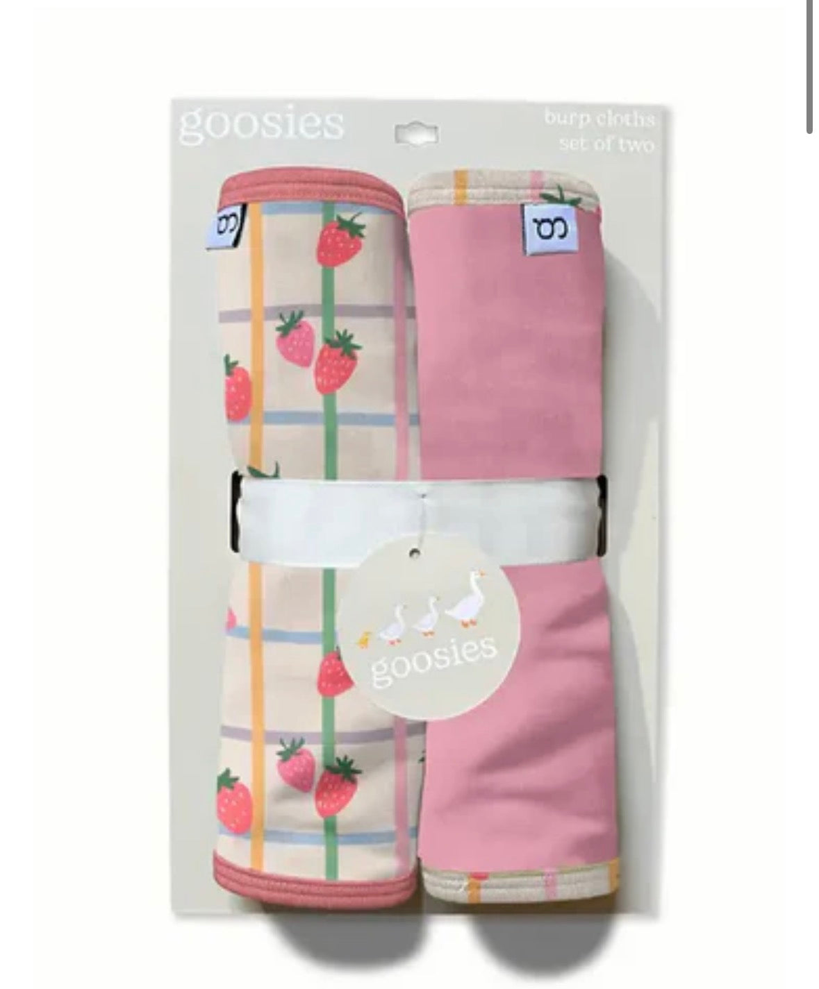 Burp Cloth Set - Berry Patch