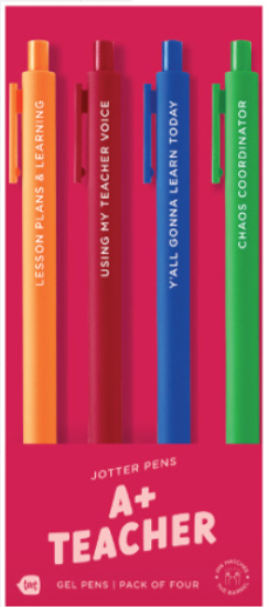 A+ Teacher -Pen Set of 4