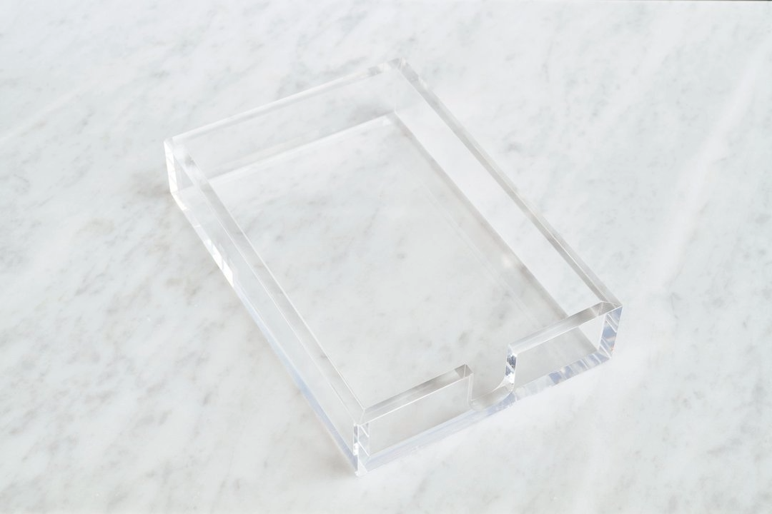 Tall Acrylic Notepad Holder