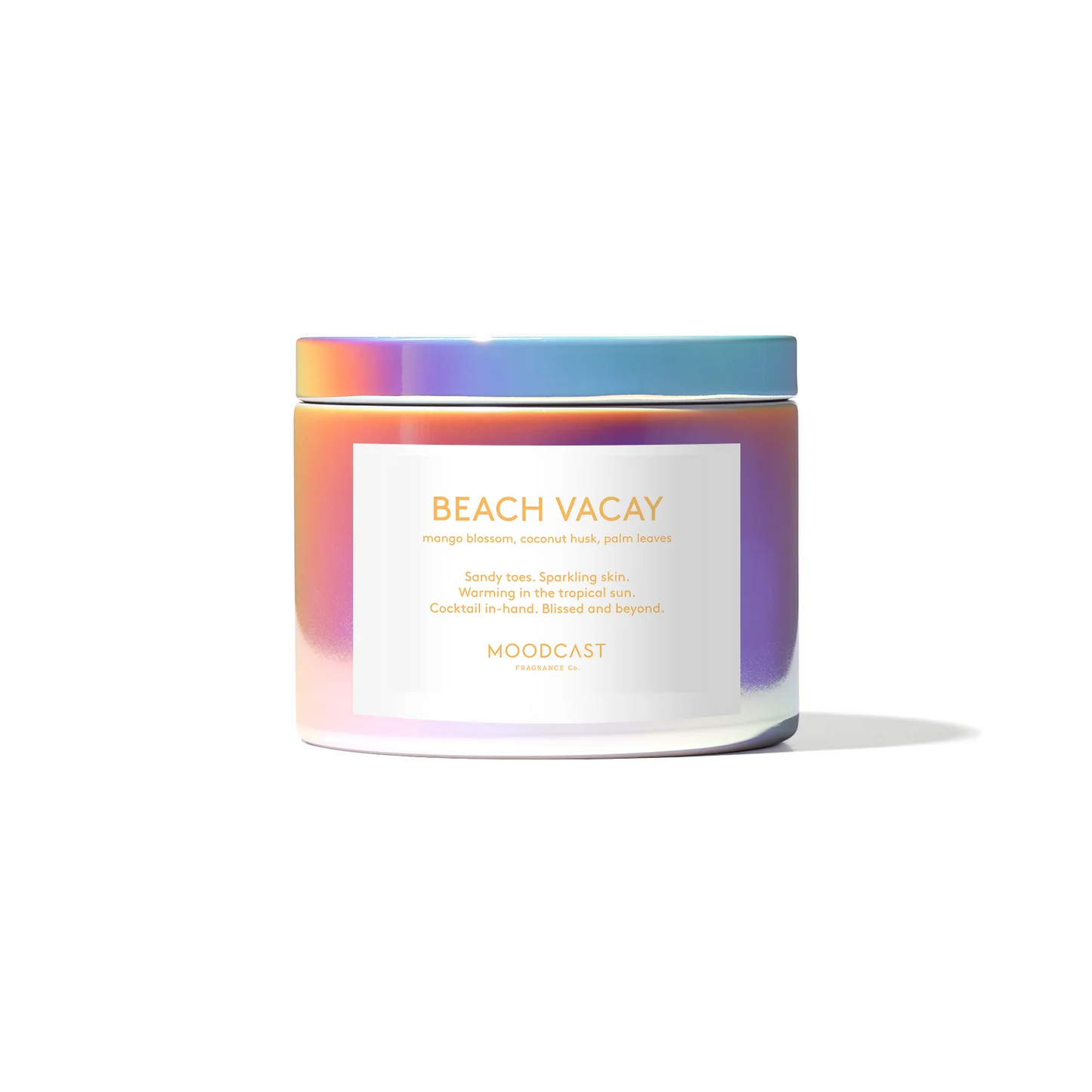 Moodcast Beach Vacay 3oz Mini Candle