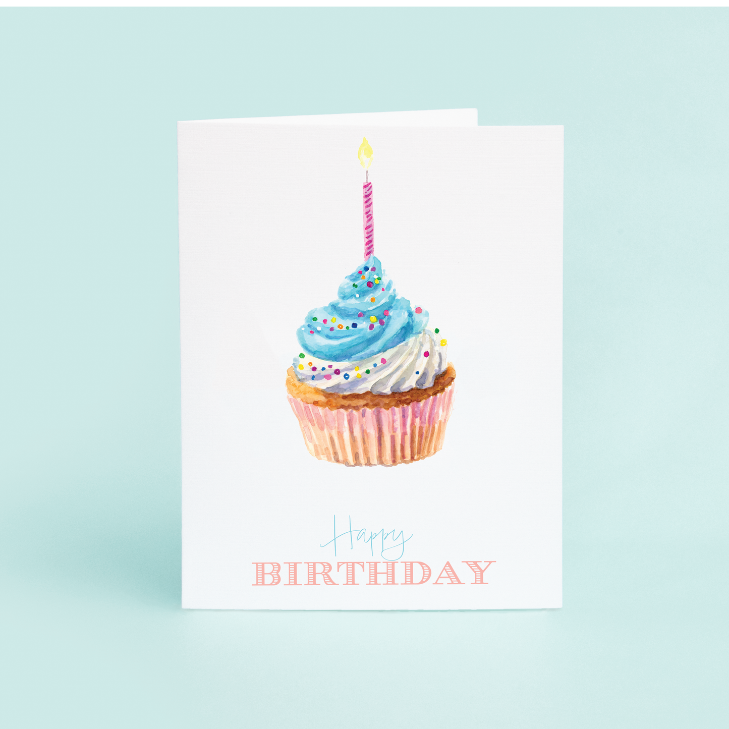 Birthday Cupcake / Single Card