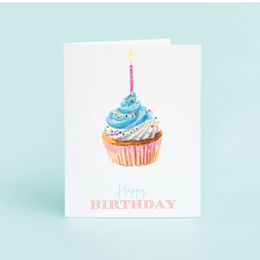 Birthday Cupcake / Single Card