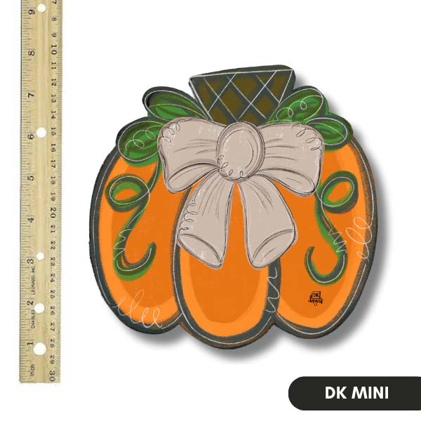 Bow Pumpkin Mini