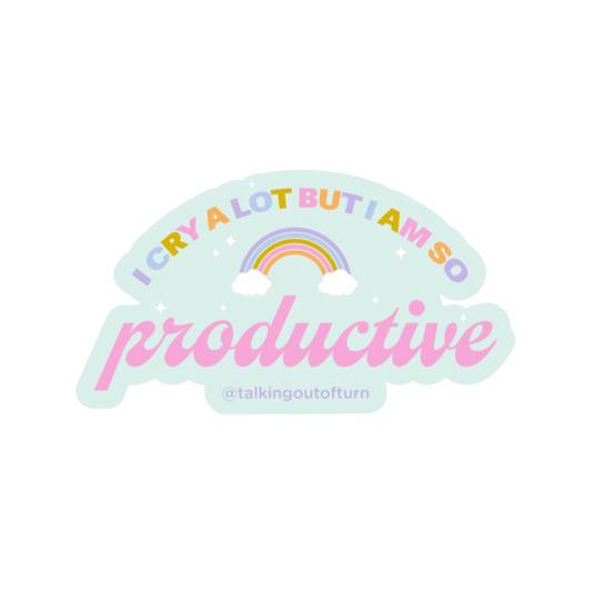 Cry A Lot Sticker