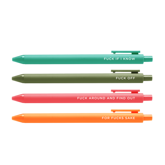Fuck Off -Pen Set of 4