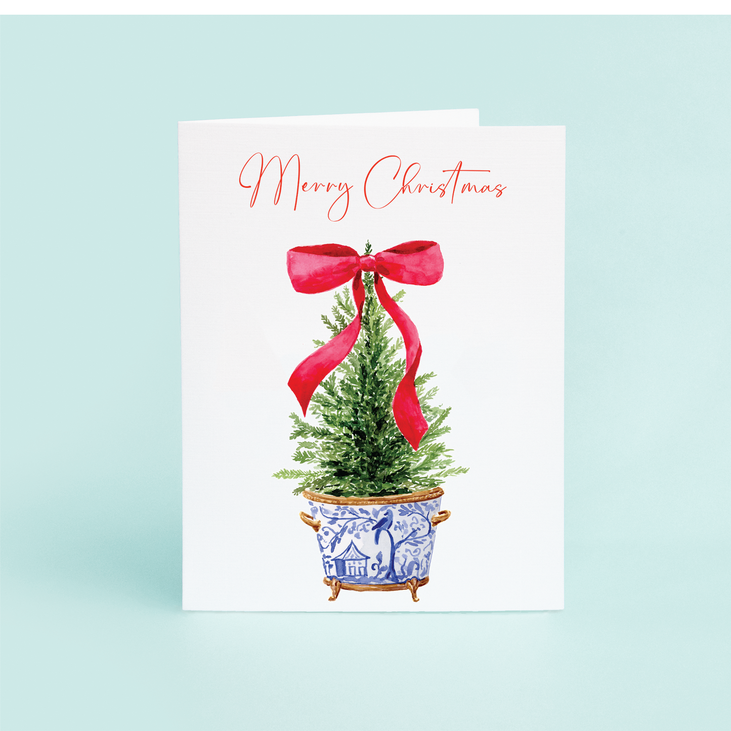 Ginger Pot "Merry Christmas" Single Card