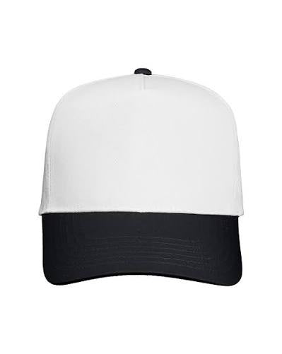 3D Number Five-Panel Twill Cap with Name on Side