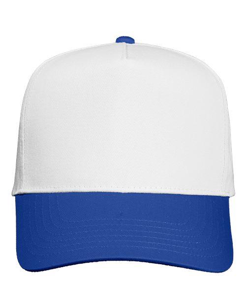 3D Number Five-Panel Twill Cap with Name on Side