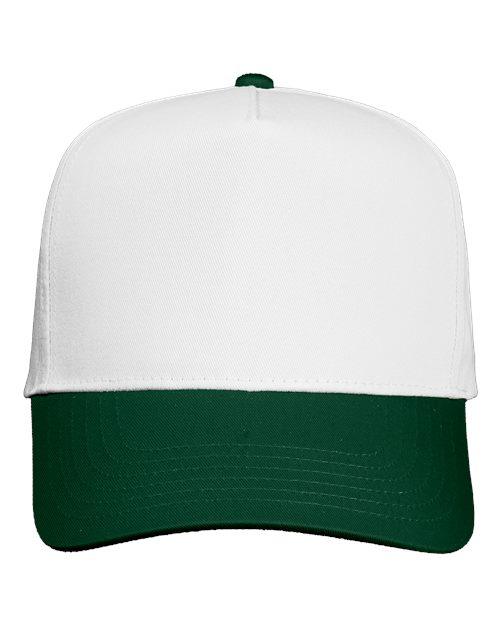 3D Number Five-Panel Twill Cap with Name on Side