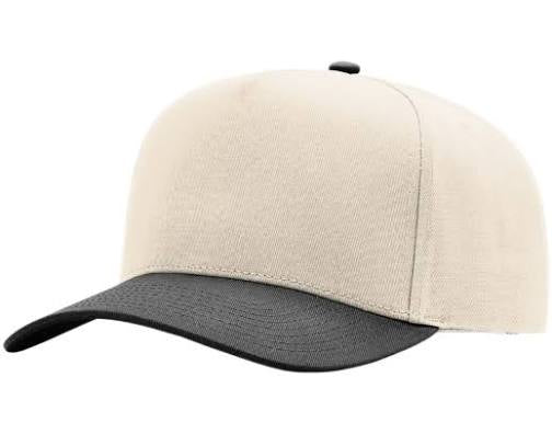 3D Number Five-Panel Twill Cap with Name on Side