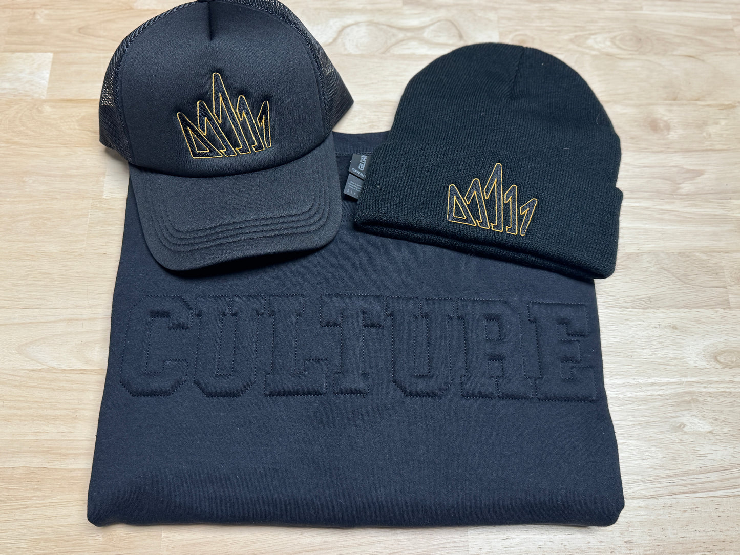 Culture Embossed Sweatshirt