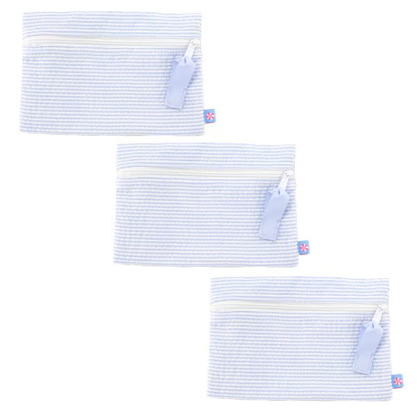 Cosmo Bag Light Blue Seer Sucker