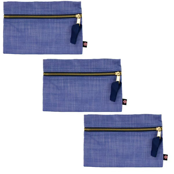 Cosmo Bag Navy Chambray