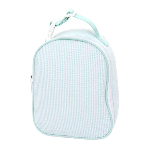 Gumdrop Lunchbox Mint Seer Sucker