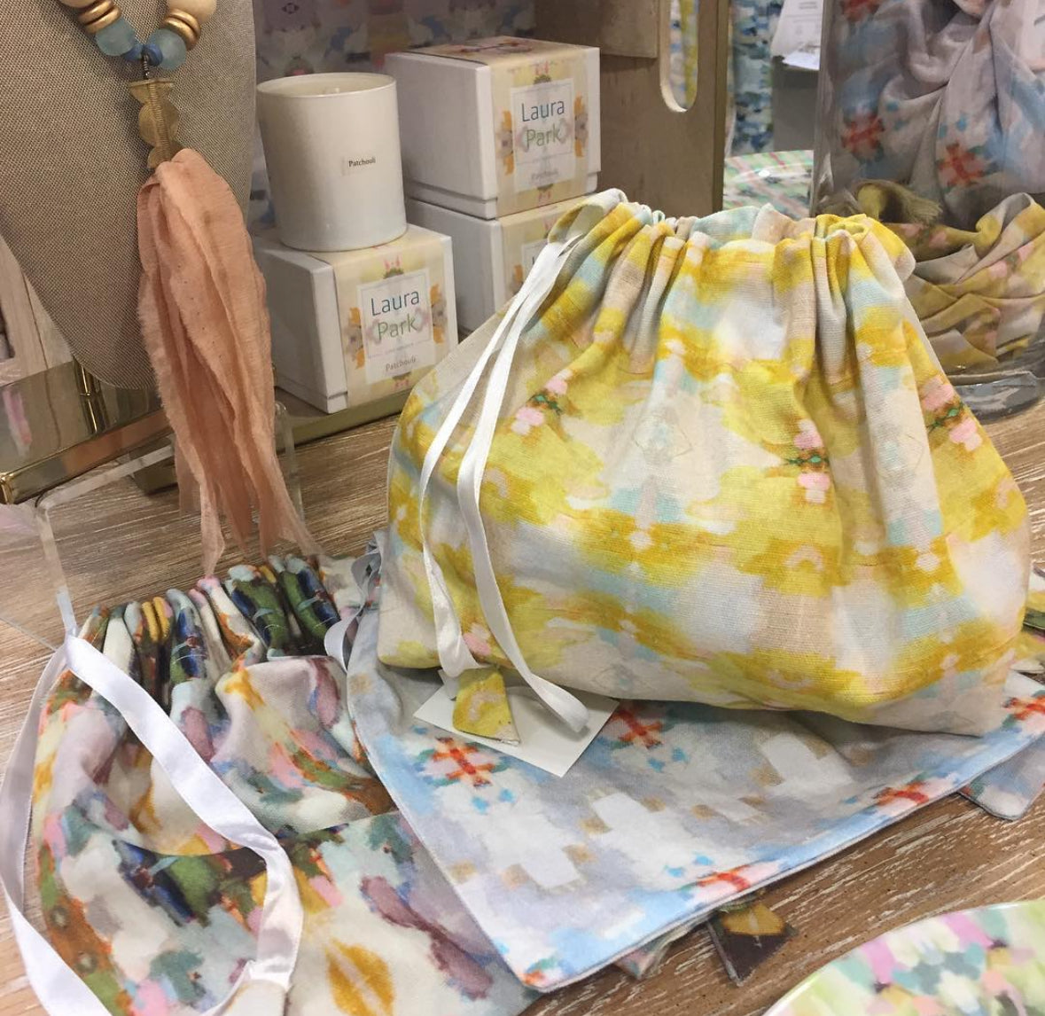 Laura Park Drawstring Bag