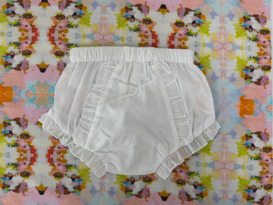 Thin Cotton Ruffle Bloomers Size 2