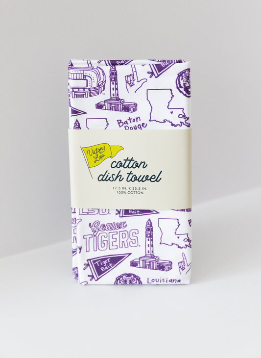 LSU Cotton Kitchen Towel