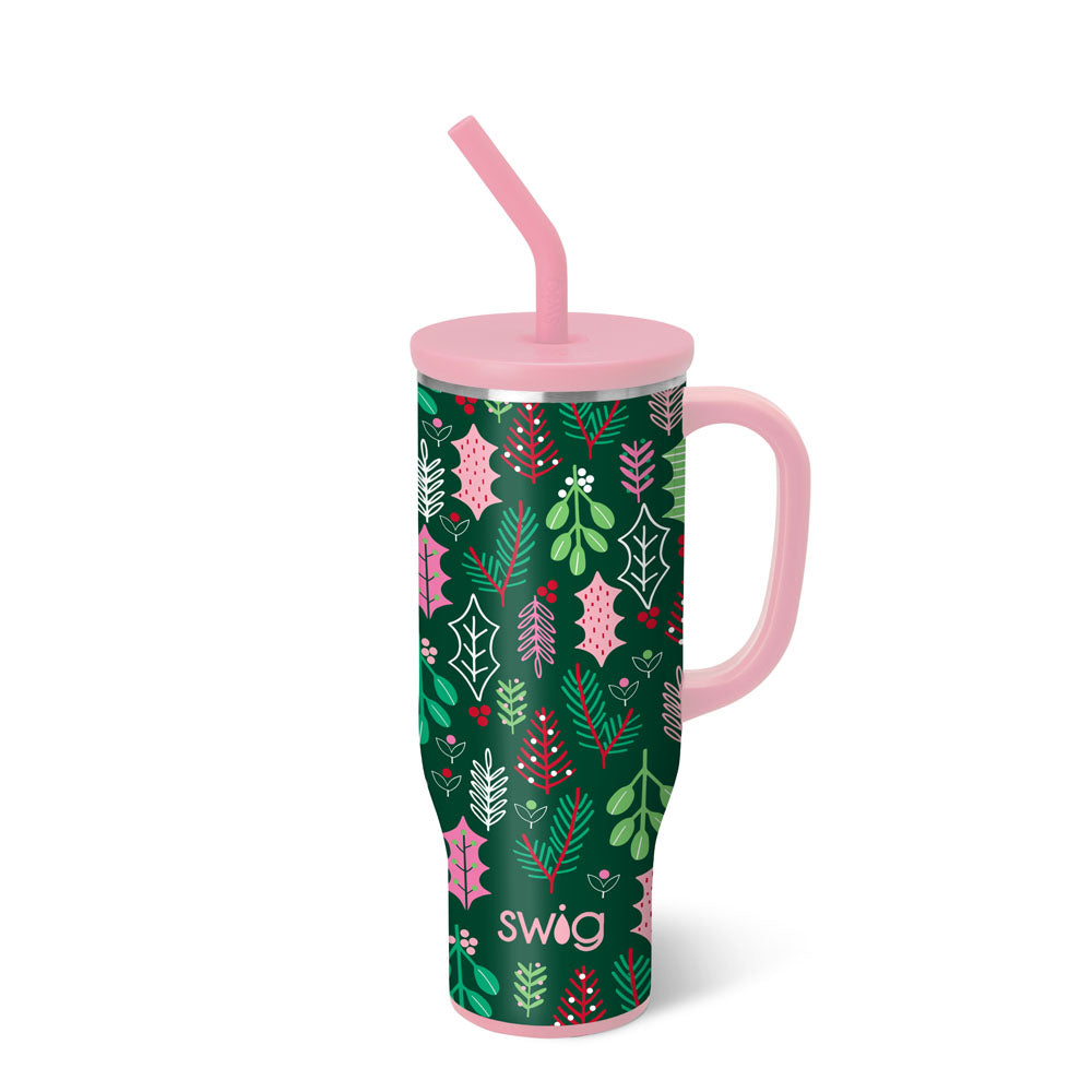 Merry Mistle Toe Mega Mug 30oz