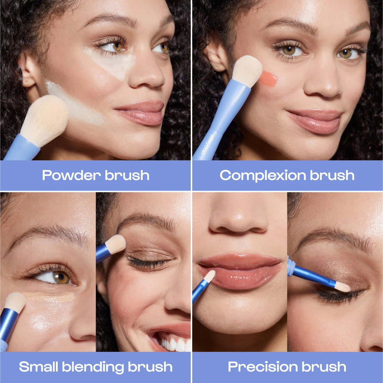 Alleyoop Overachiever 4-in-1 Makeup Brush