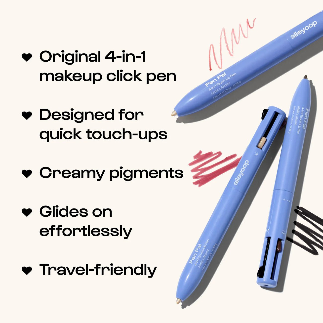 Alleyoop Pen Pal 4-in-1 Touchup Pen
