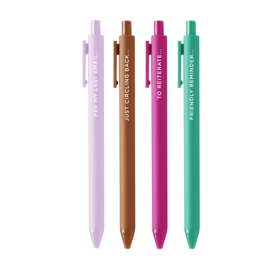 Per My Last Email -Pen Set of 4