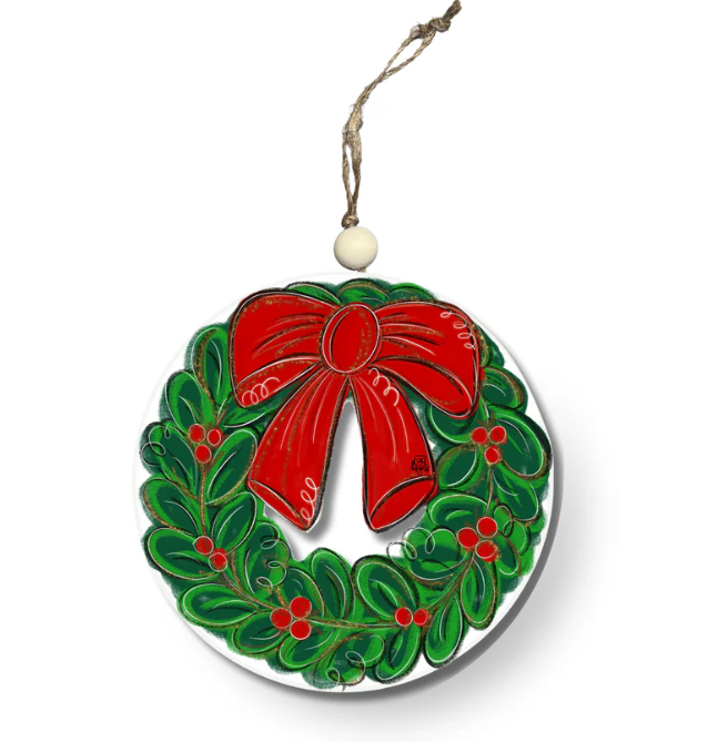 DK Christmas Wreath Ornament
