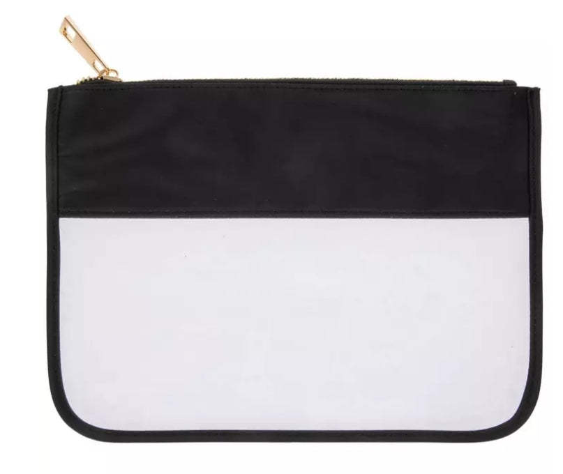 Clear Flat Makeup Pouch