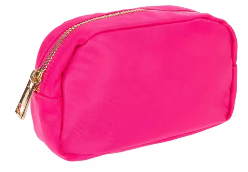 Nylon Rectangular Zipper Pouch