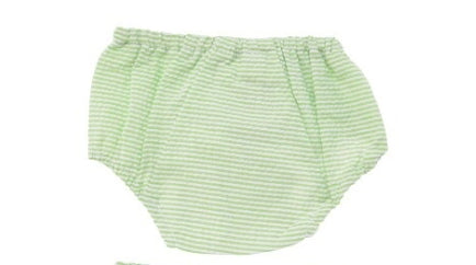 Green Seer Sucker Bloomers - Size 2T