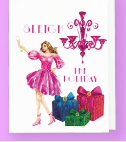 Sleigh the Holiday Single Card