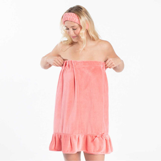 Spa Wrap with Ruffle