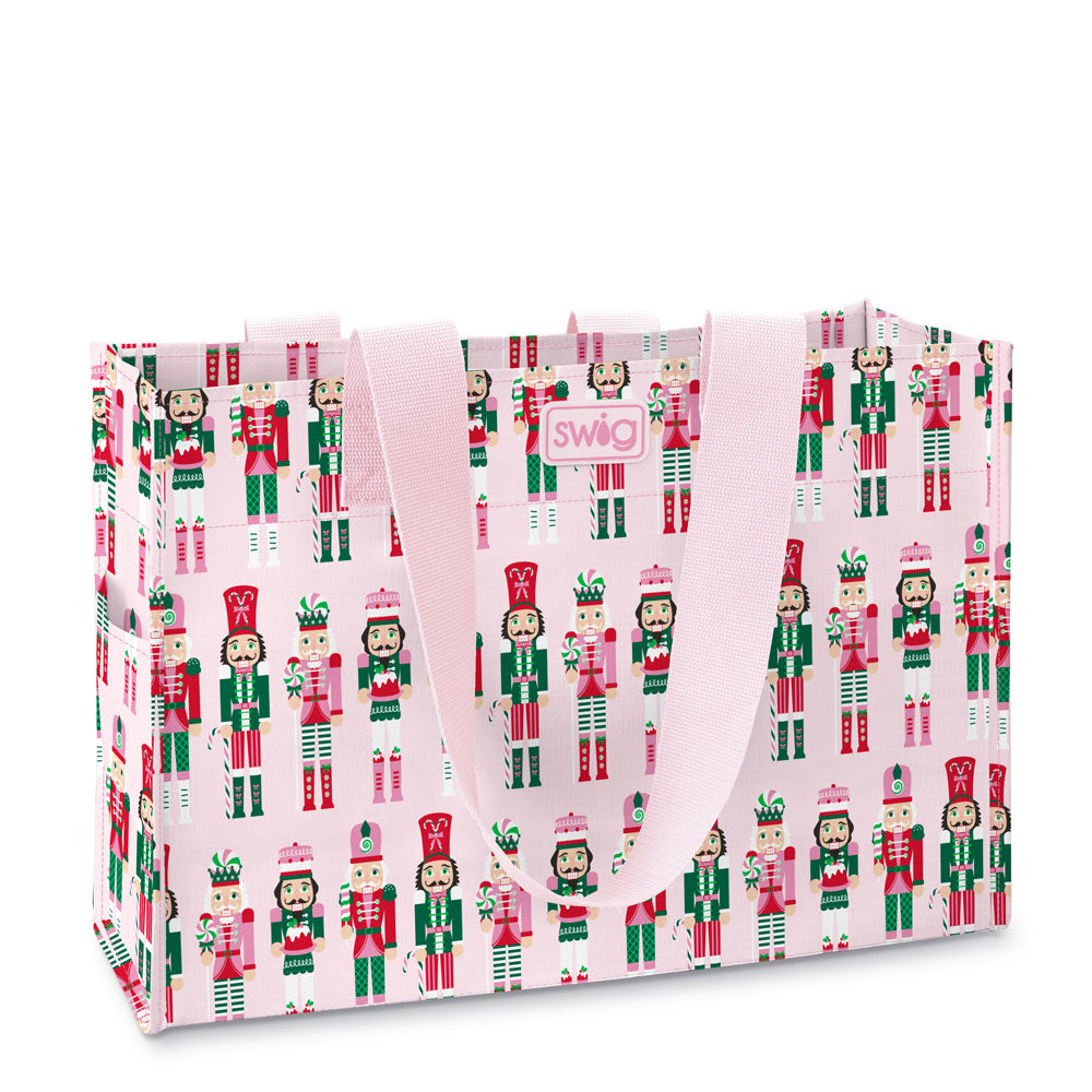 Sugar Plum Soldiers Reusable Gift Bag - Large