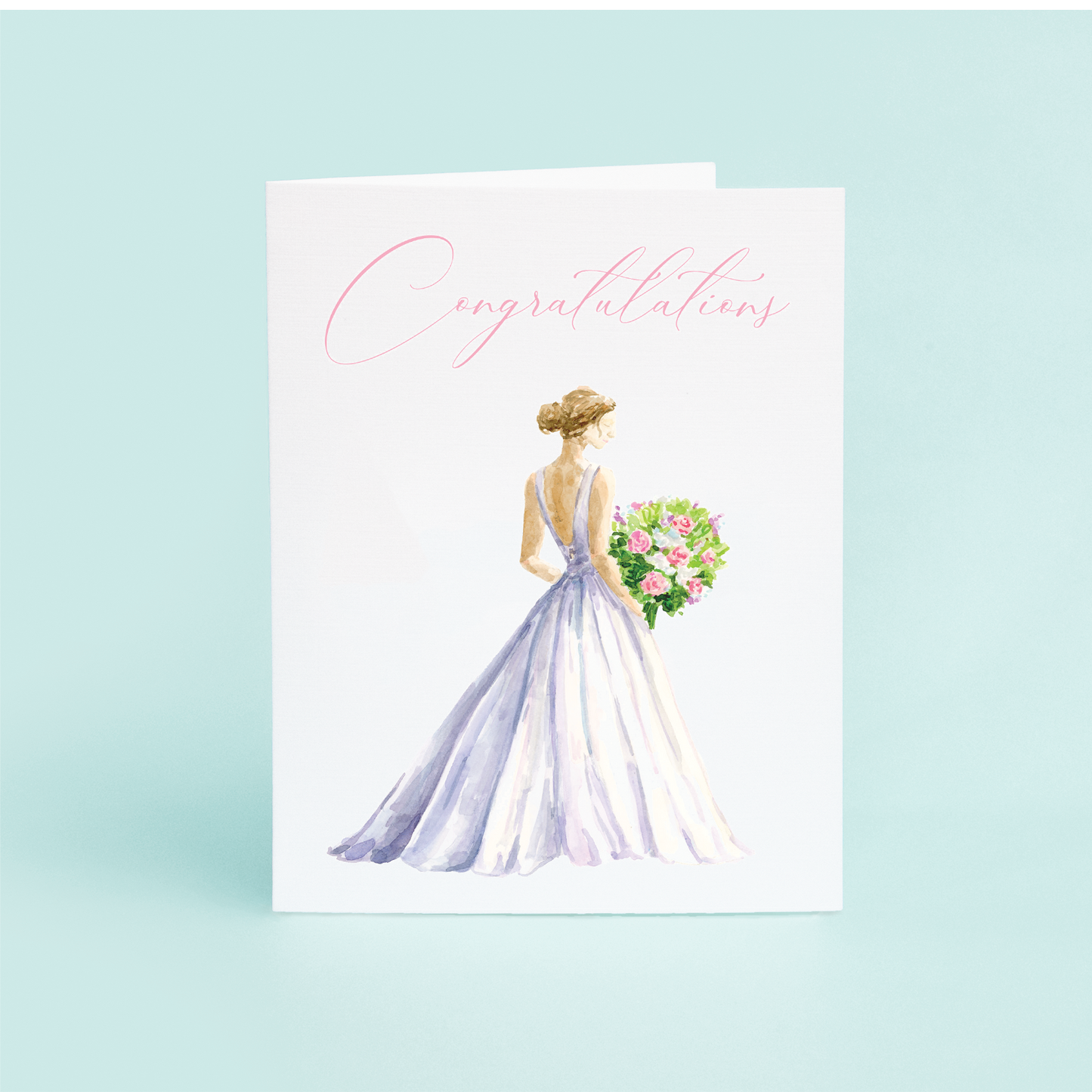Wedding Dress "Congratulations" (Single Card)